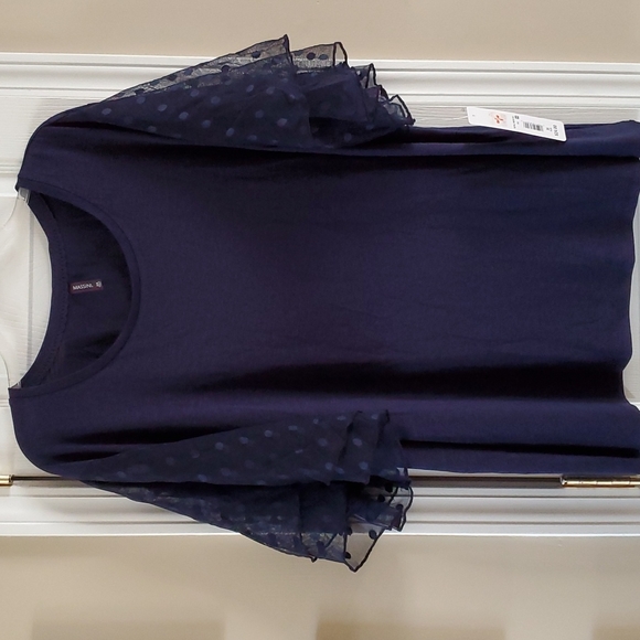 Massini Tops - NWT Navy Top - Size 3X
